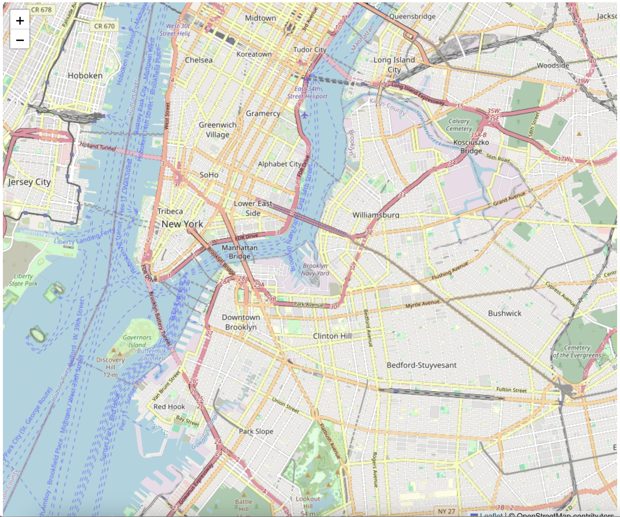 Basic web map